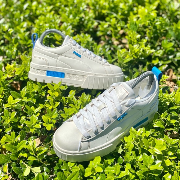 Puma Mayze Infuse Tan Lifestyle Platform Sneakers - Picture 2 of 10